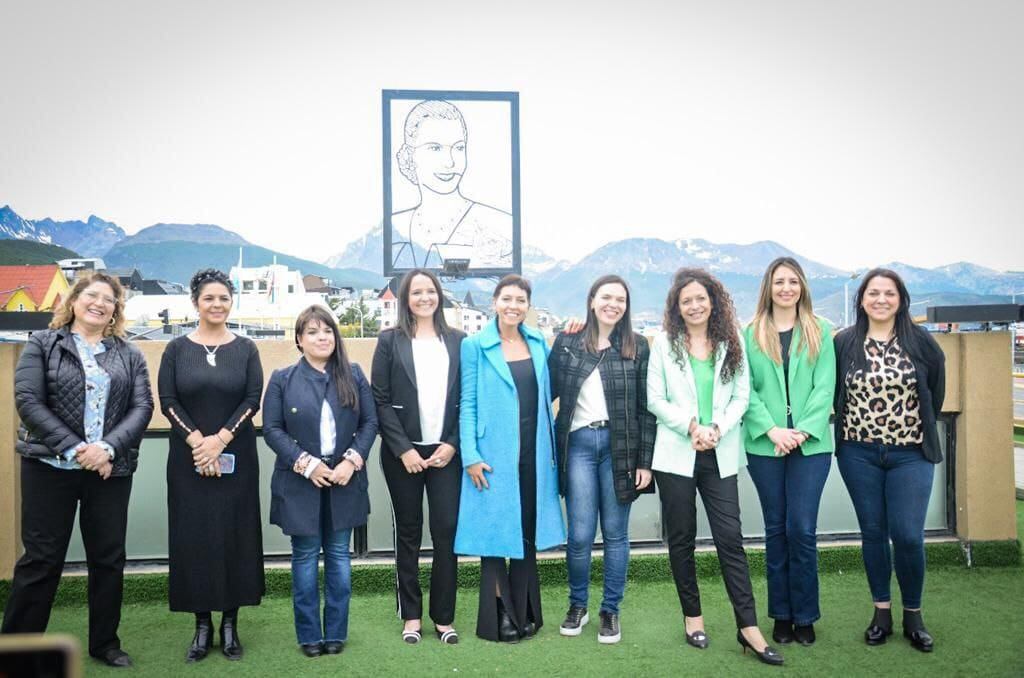 Mayra Mendoza visitó la Casa de la Mujer en Ushuaia