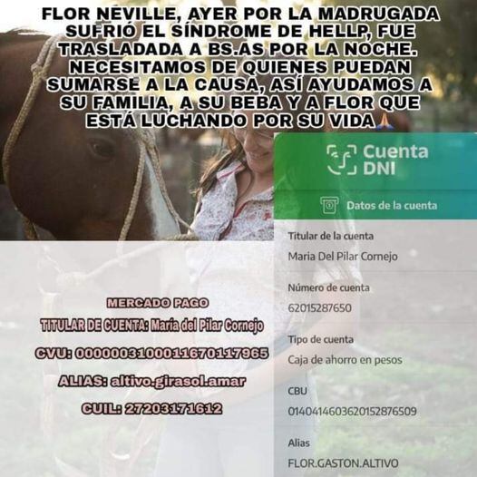 Venden rifas para ayudar a la puntaltense Florencia Neville