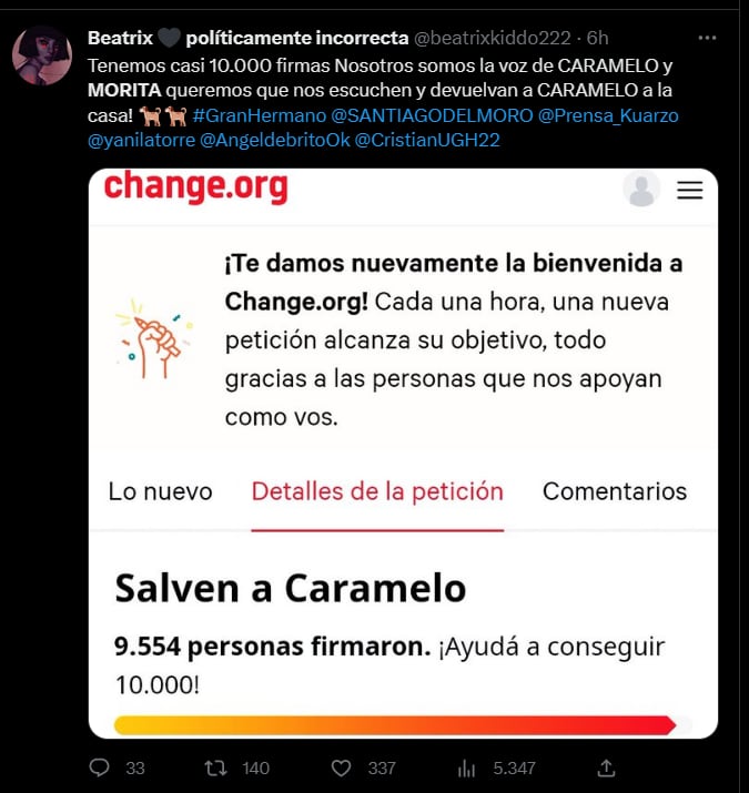 Dolor y enojo en las redes por la separación de Mora y Caramelo