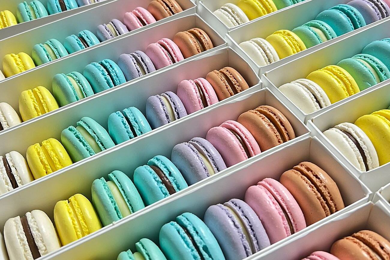 Macarons, de todos los colores (Gentileza).