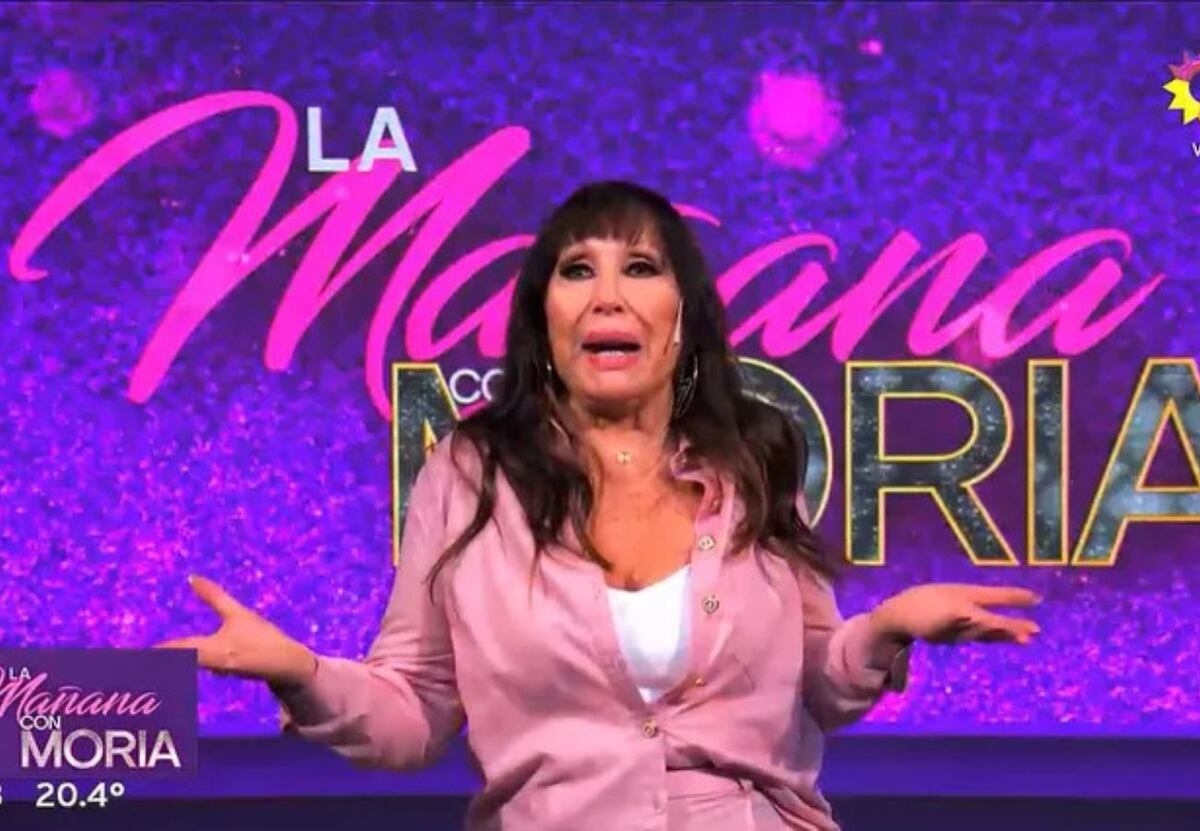 La inesperada actitud de Moria Casán ante un problema al aire de su programa: “Se me ve la panza”