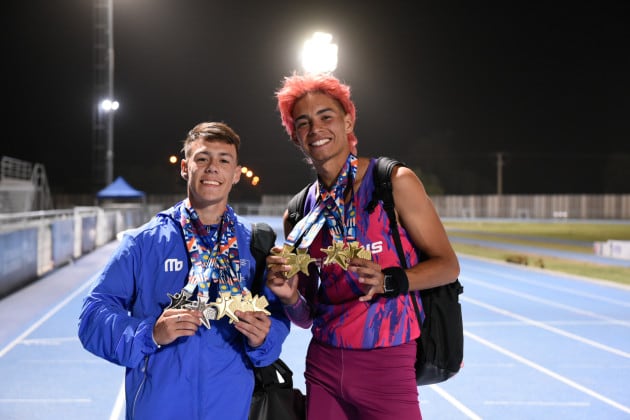 Los chicos de atletismo de San Luis