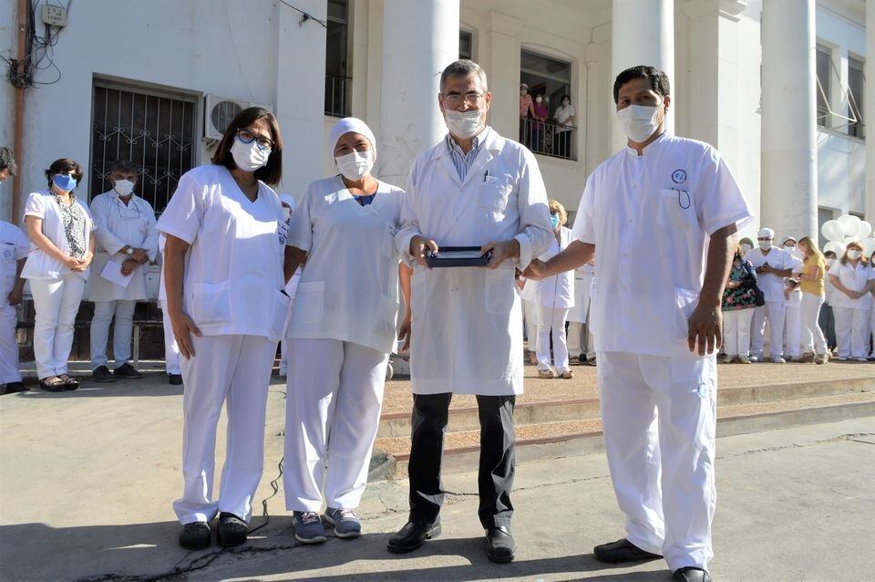 "Es un gran orgullo trabajar con el Dr. César Mulqui, querido amigo y gran funcionario", expresó el ministro Bouhid.