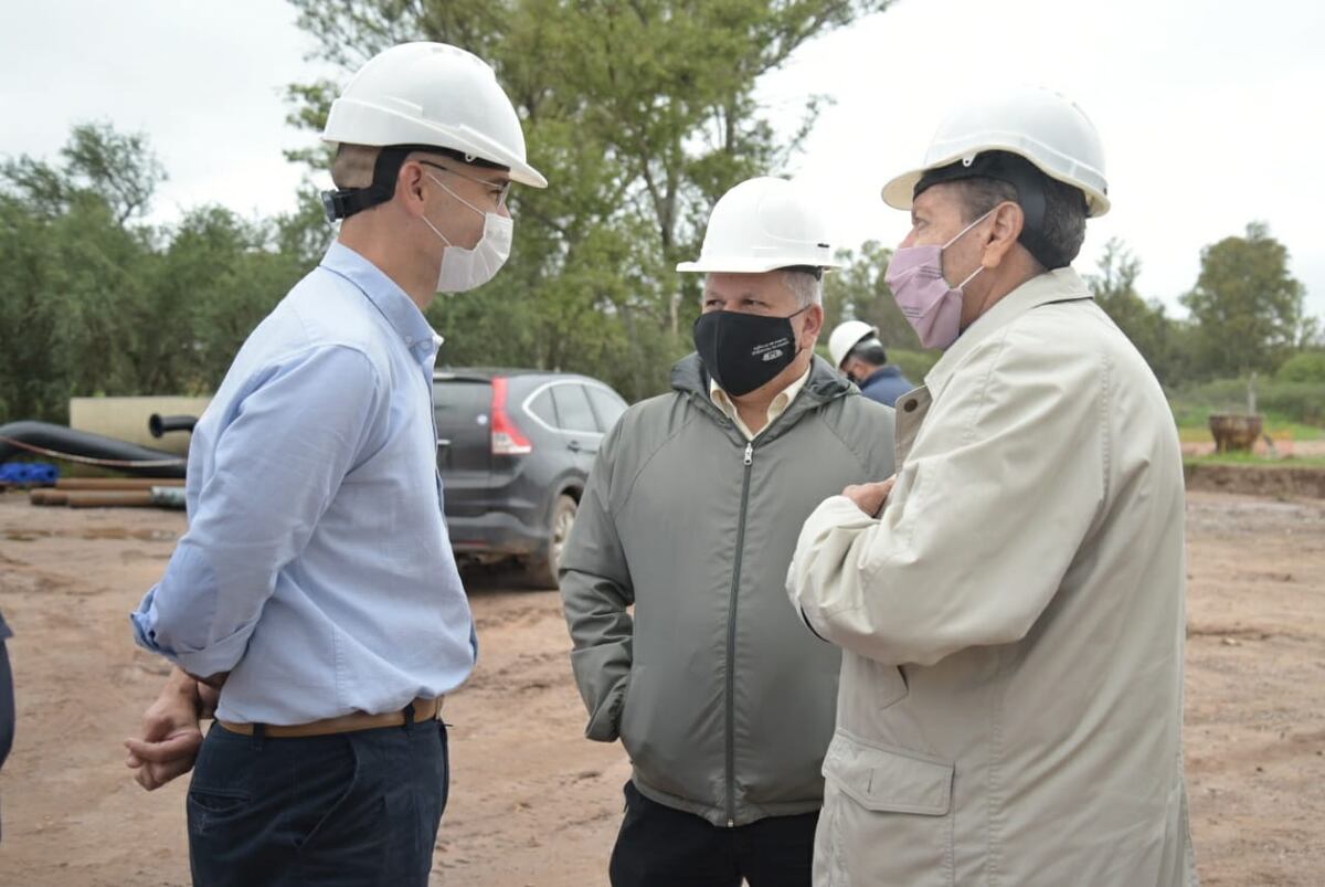 Arroyito: el BID y el Ministerio de Obras Publicas inspeccionaron la Obra de Cloacas