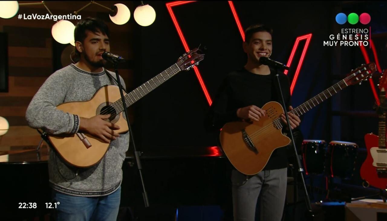 El sanjuanino Nicolás Olivieri ganó la primera batalla de La Voz Argentina tras interpretar una zamba.