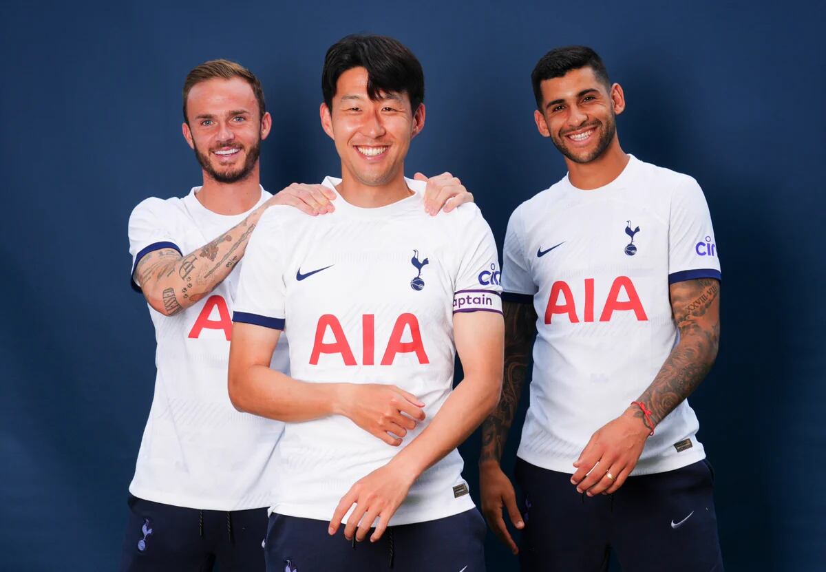 Son, Romero y Maddison, los nuevos capitanes del Tottenham tras la salida de Harry Kane.