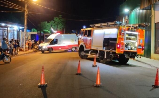 Puerto Iguazú: accidente de tránsito dejó a una persona gravemente herida.