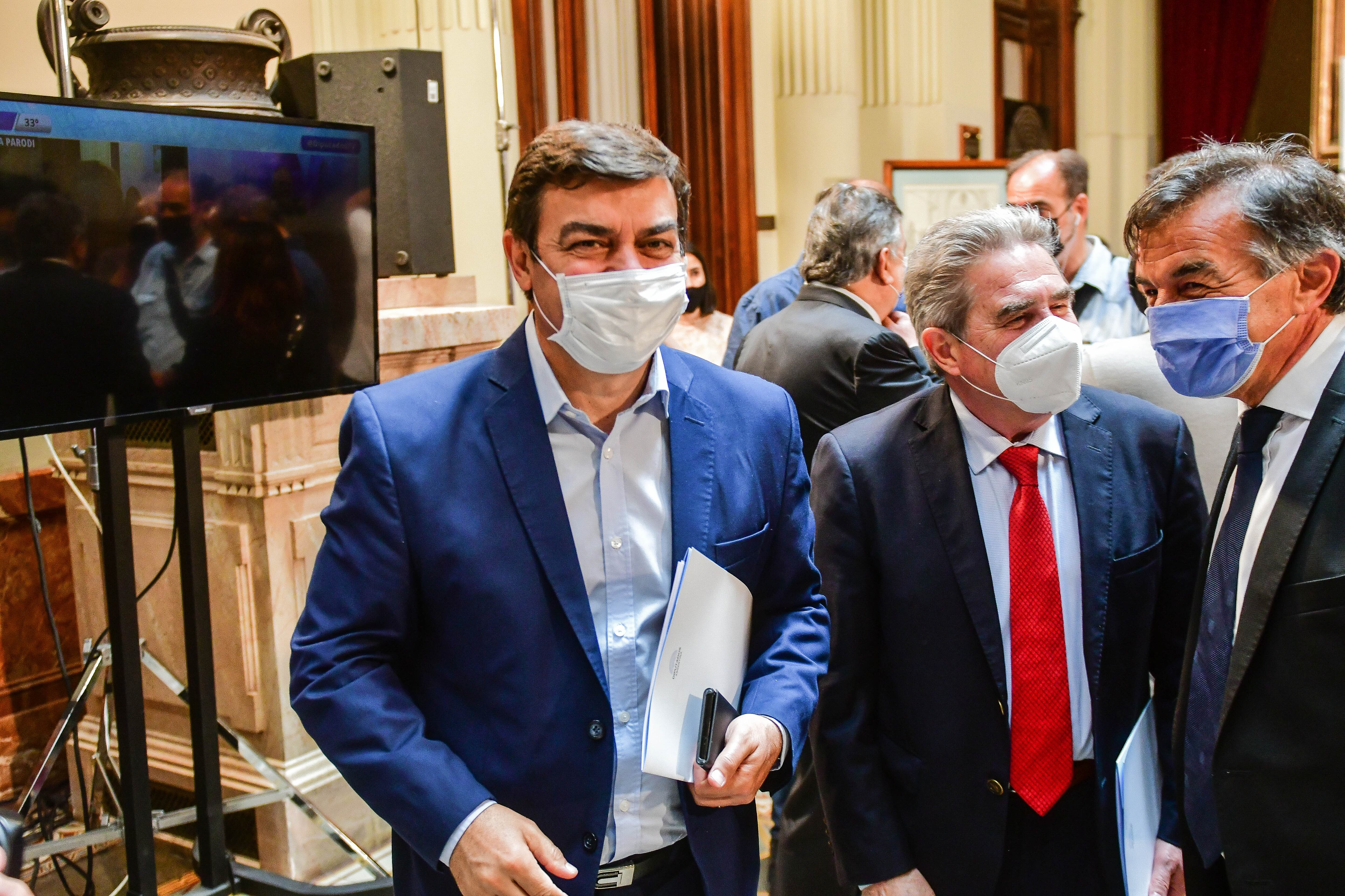 Omar De Marchi en la sesión de Diputados por la Ley de etiquetado frontal Foto Federico Lopez Claro