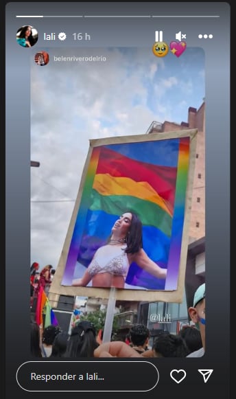 La polémica foto que subió Lali Espósito antes de la asunción de Milei