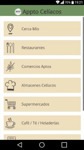 La aplicación tiene la función de ver locales cerca de tí, que muestra los negocios hasta 5 kilómetros de distancia.