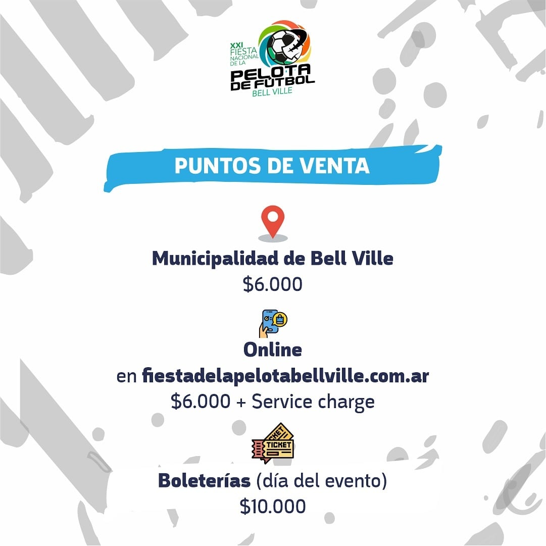 Dónde y cómo comprar las entradas para la Fiesta Nacional de la Pelota en Bell Ville.