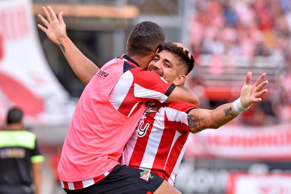 Leandro Díaz, una carta de gol en el Pincha (Prensa Estudiantes)