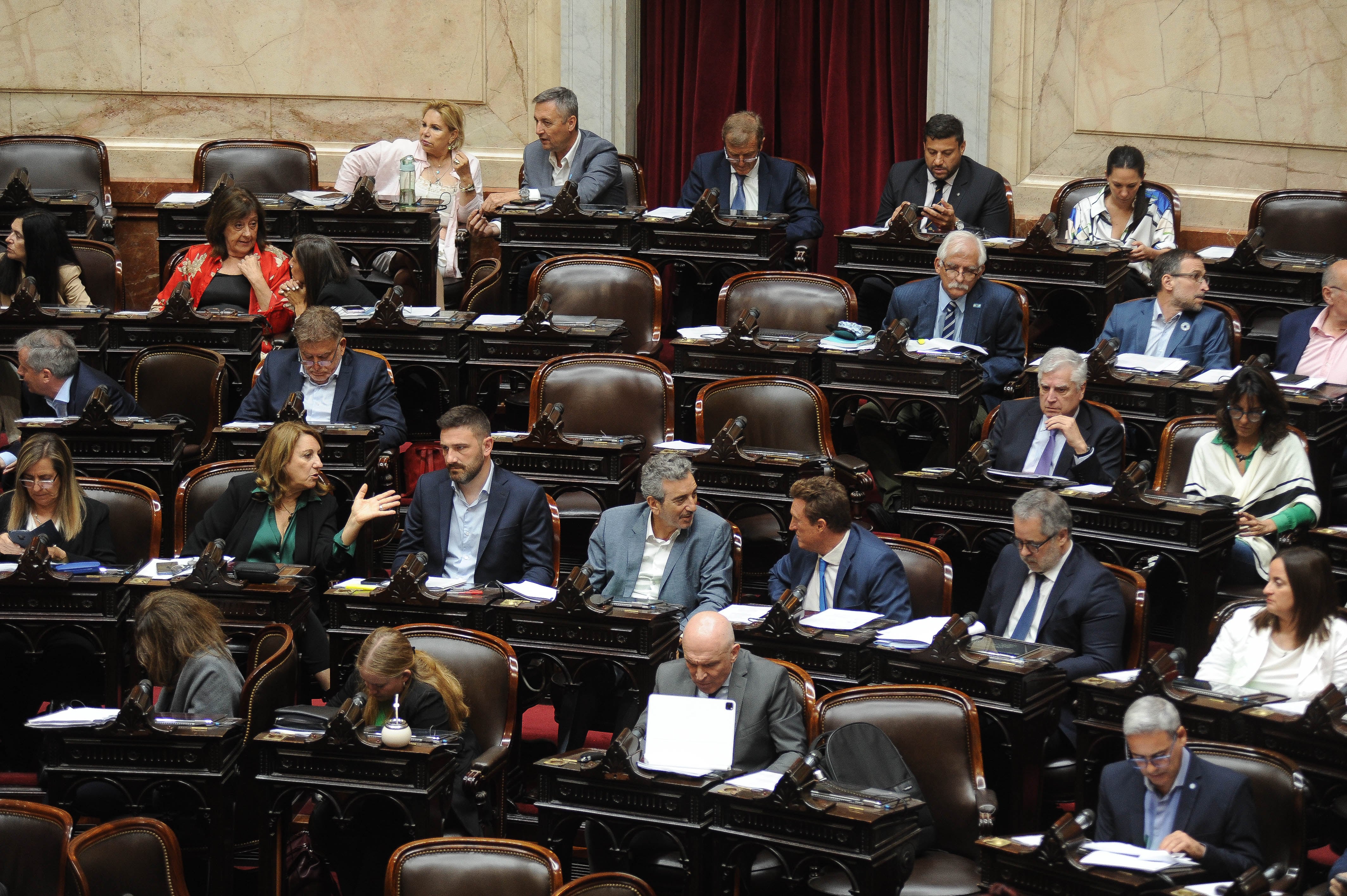 El Interbloque Federal fue uno de los sectores que más fue buscado por el oficialismo para lograr aprobar artículos. 
Foto Federico Lopez Claro