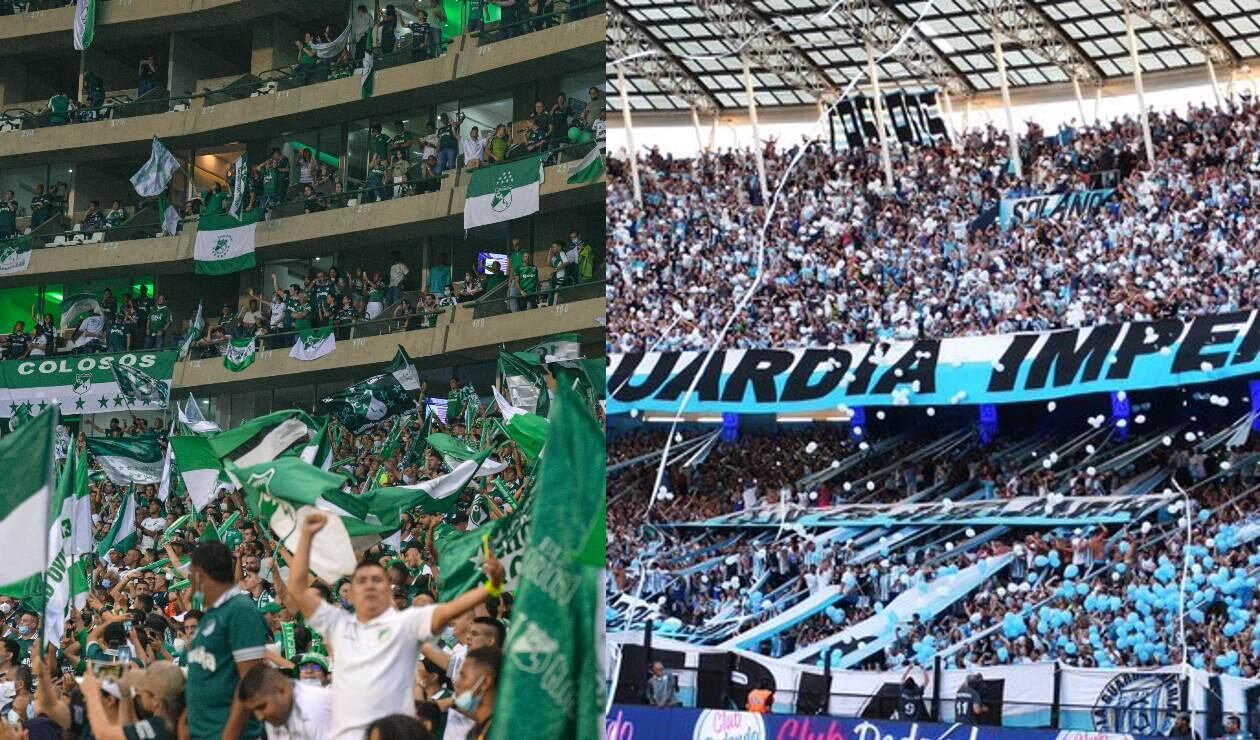 El enfrentamiento entre hinchas de Racing y Deportivo Cali suma preocupación en las autoridades. 