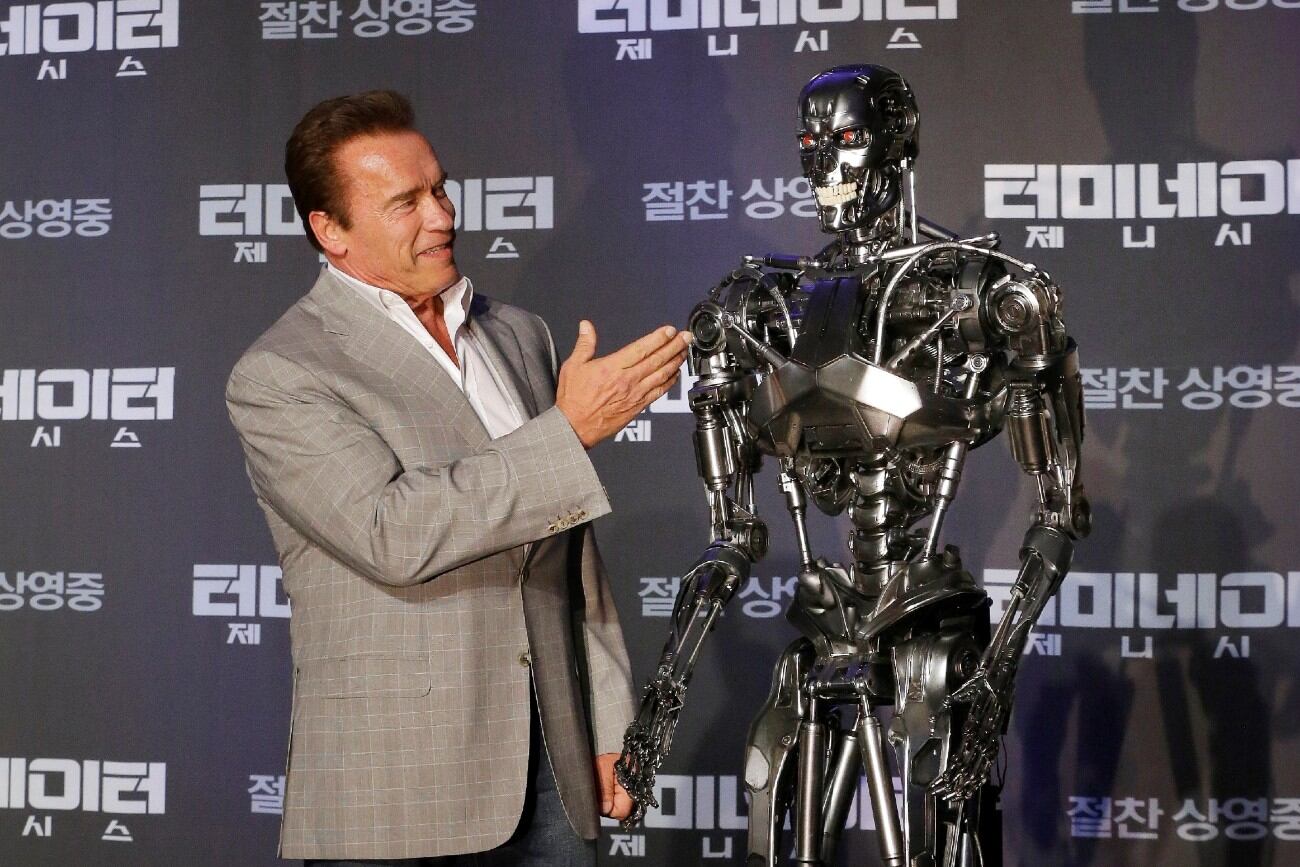 Arnold Schwarzenegger, durante el un avant premiere de "Terminator Genisys" realizado en Corea del Sur, en 2015. (AP)