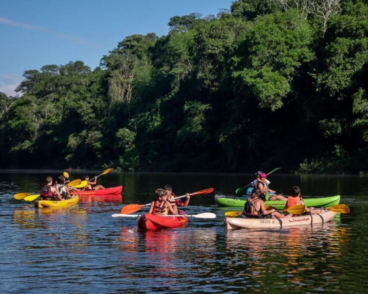 Verano en Eldorado: comenzaron las clases de natación y kayak