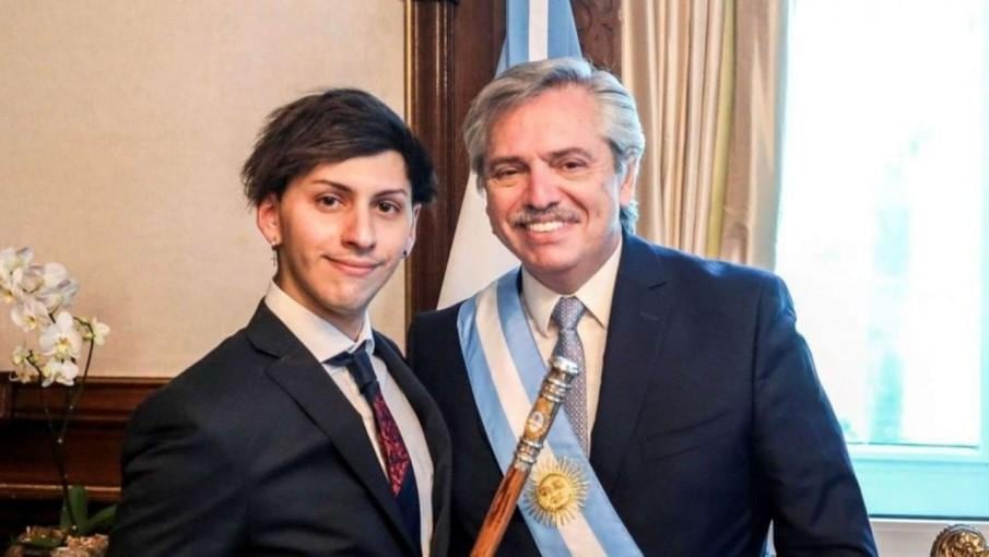 Dyhzy, el hijo de Alberto Fernández, impresionó a sus seguidores con su rotundo cambio físico