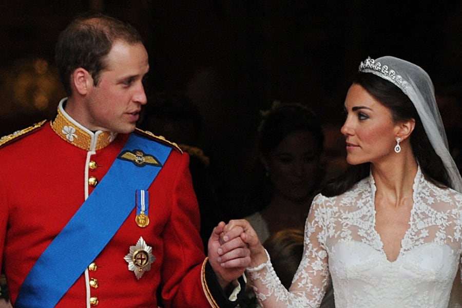 El príncipe William y Kate Middleton.