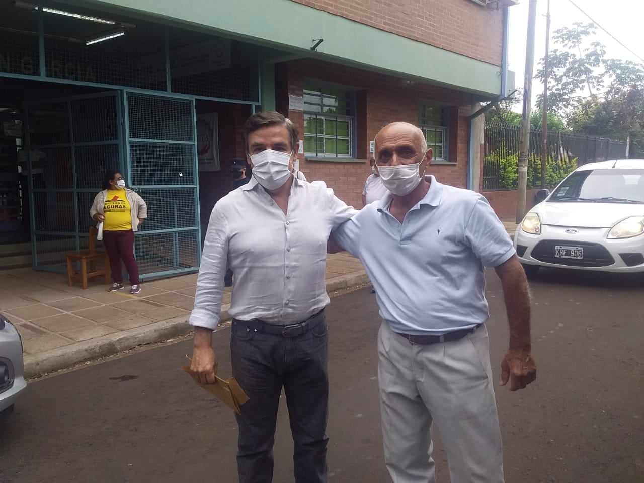 El conductor del Frente Renovador y Presidente de la Cámara, Carlos Eduardo Rovira, sufragó en Posadas.