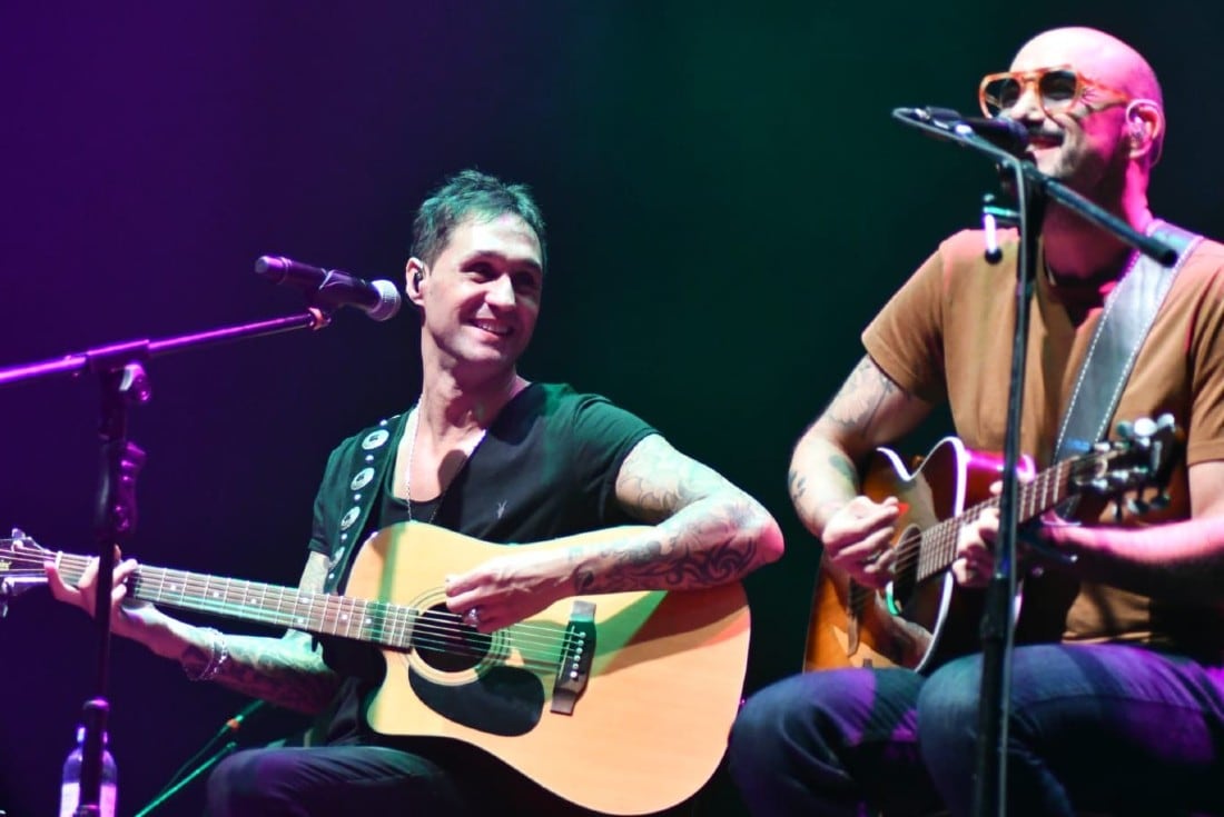 Fabricio Rodríguez junto a Abel Pintos. Foto: gentileza prensa Fabricio Rodríguez.