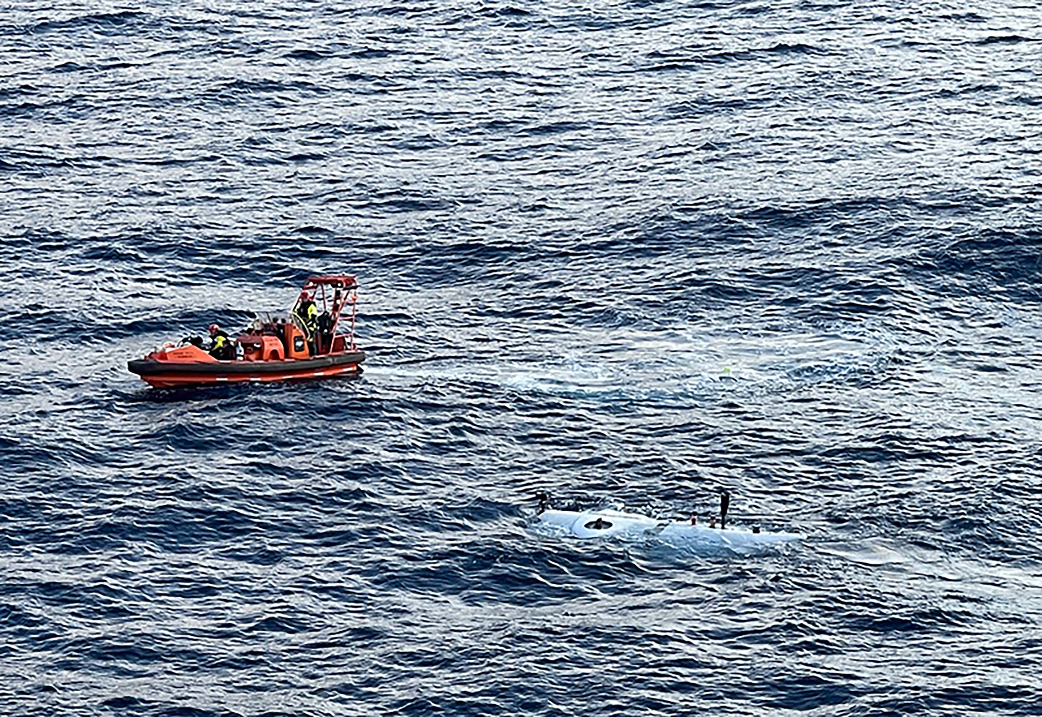 En búsqueda de Titan, el submarino desaparecido en el Atlántico. (DPA)