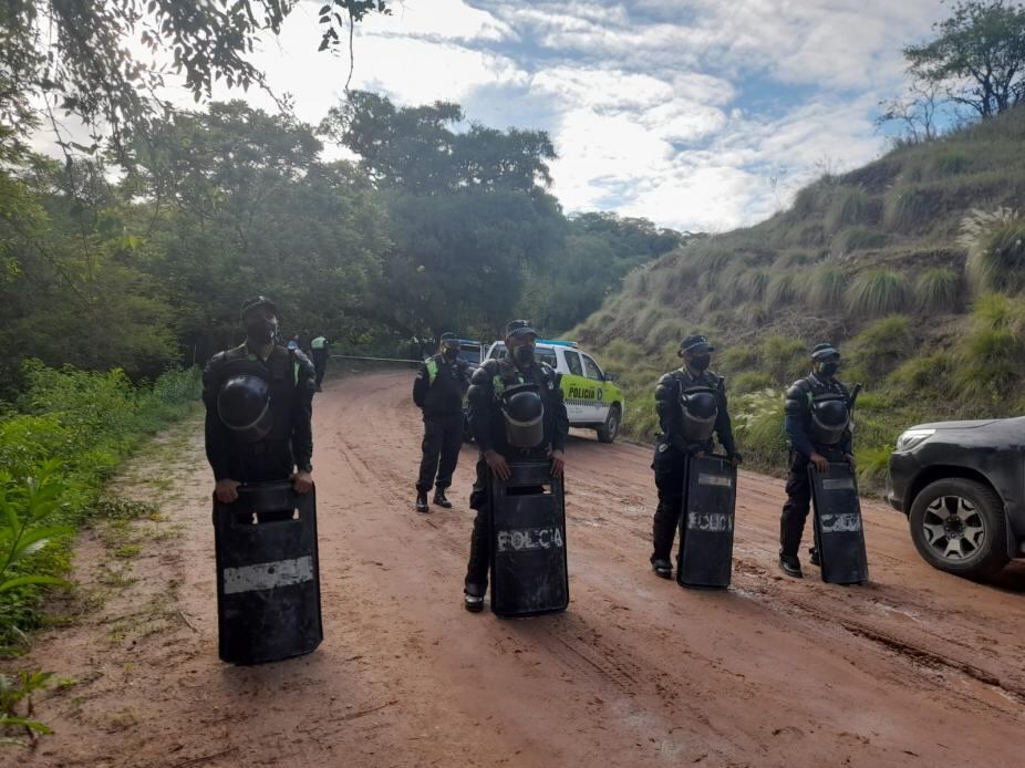 Encontraron el cuerpo del odontólogo. Foto:  Andrea Medina - Radio ATE.