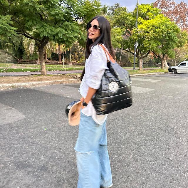 El look casual de Zaira Nara