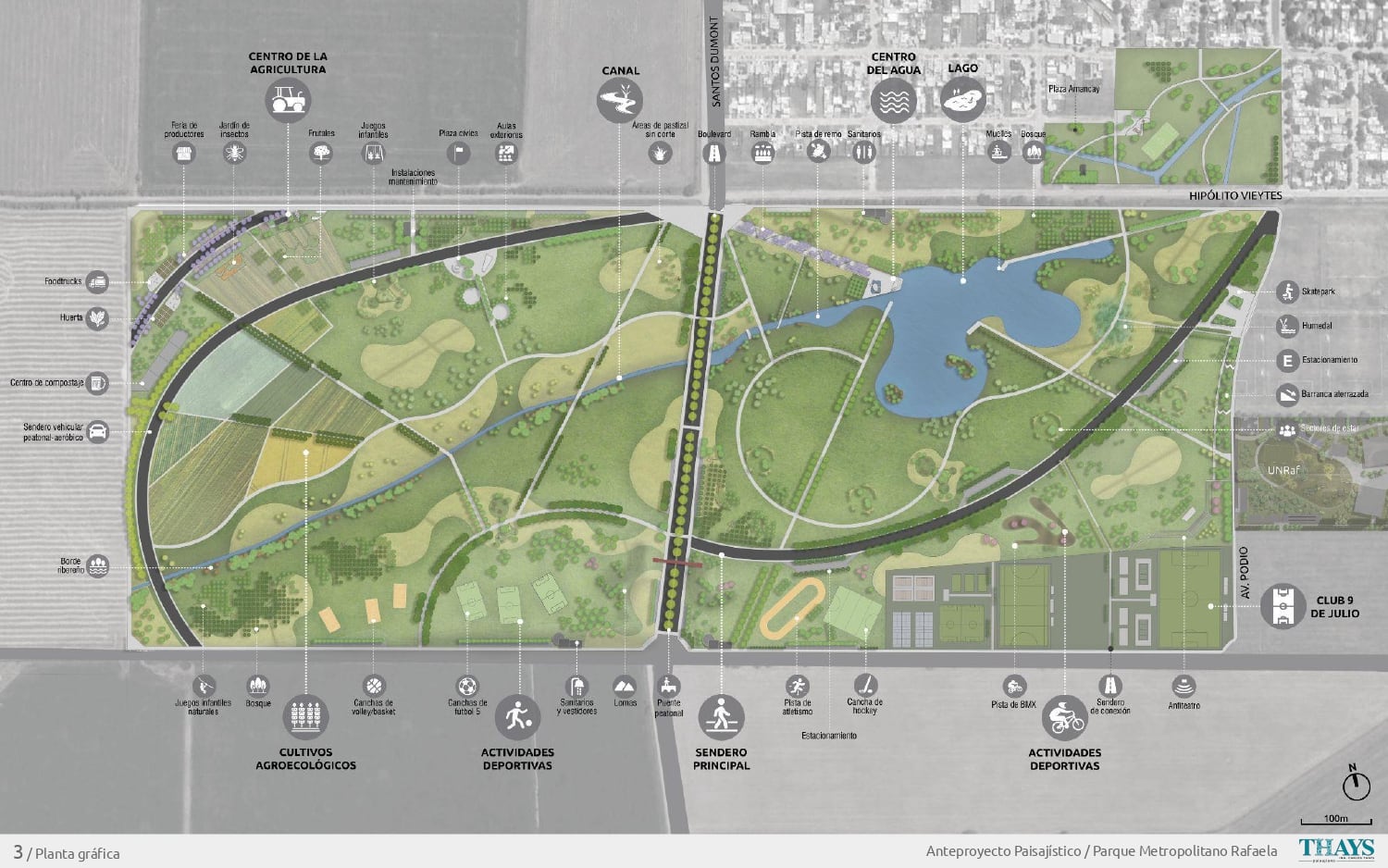 Así será el Parque Metropolitano de Rafaela