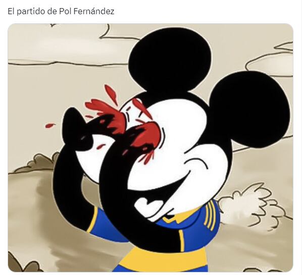 Los memes funcionaron como ataque a Pol Fernández