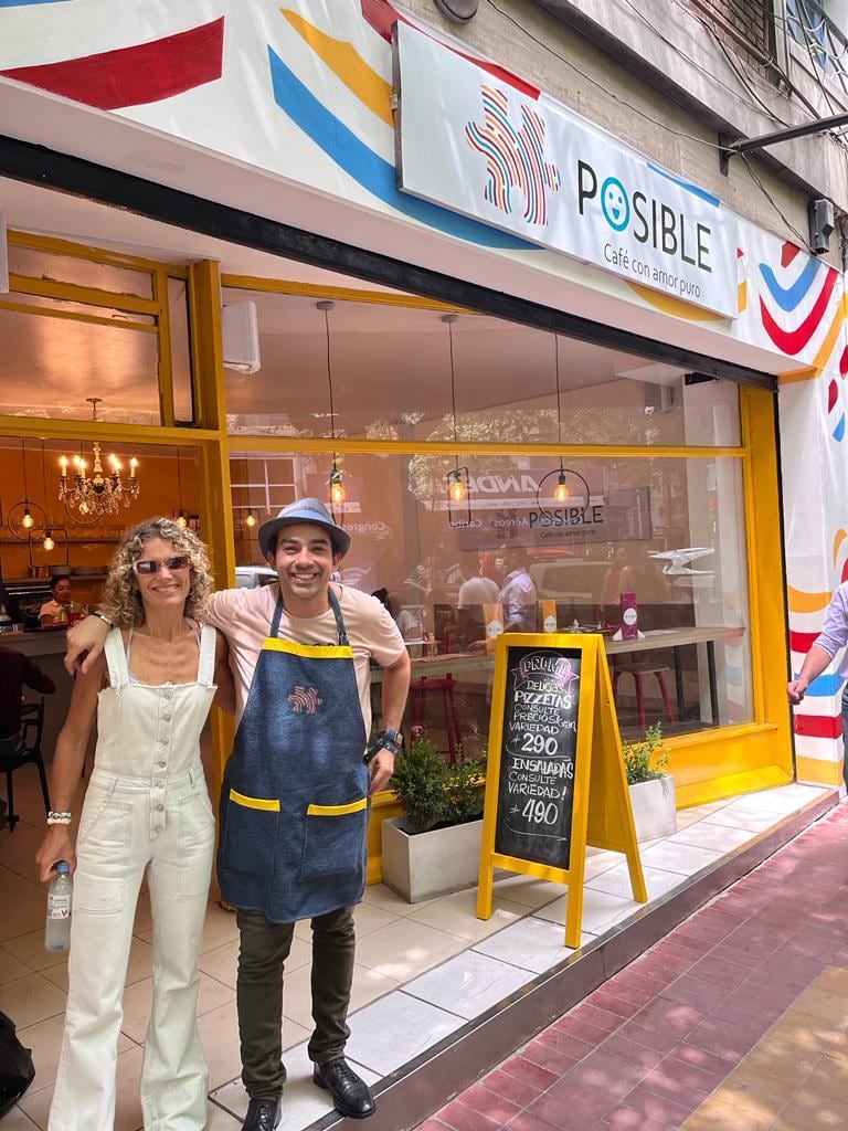 Maru Botana, cocinera argentina, y Juan Matías Arnulphi, gastonómico y fundador de Café Posible.