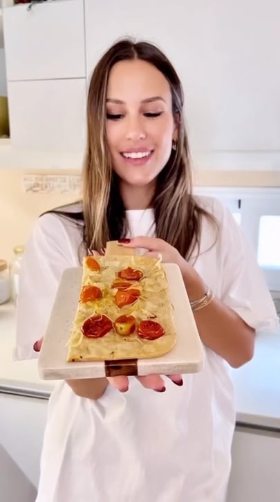 Falsa focaccia de Luli Fernández