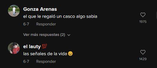 El estremecedor video de El Noba usando un casco que le regaló un fan: “Las señales de la vida”