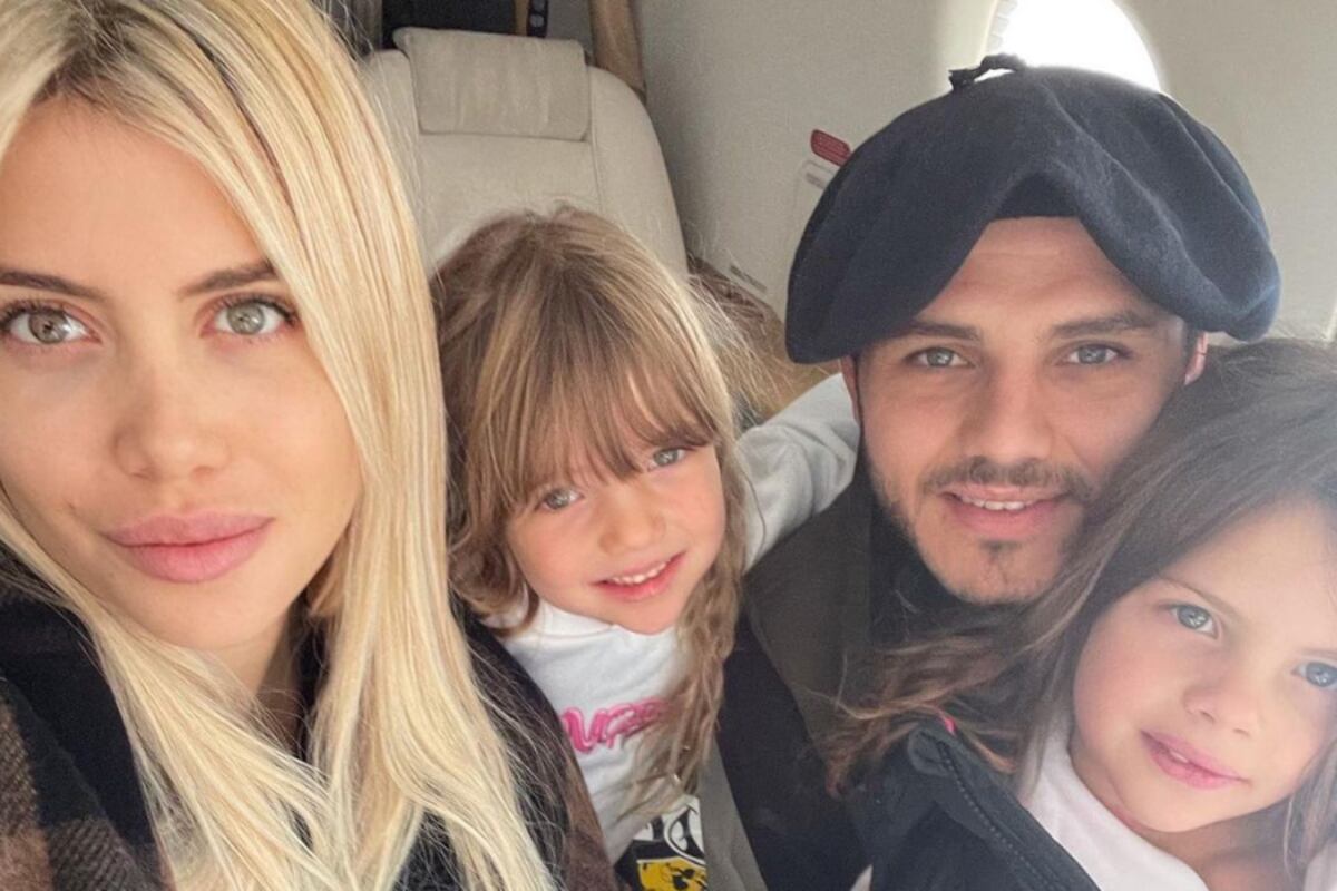 Wanda Nara celebró el Día Internacional del Trabajo en Londres con Mauro Icardi y sus hijas