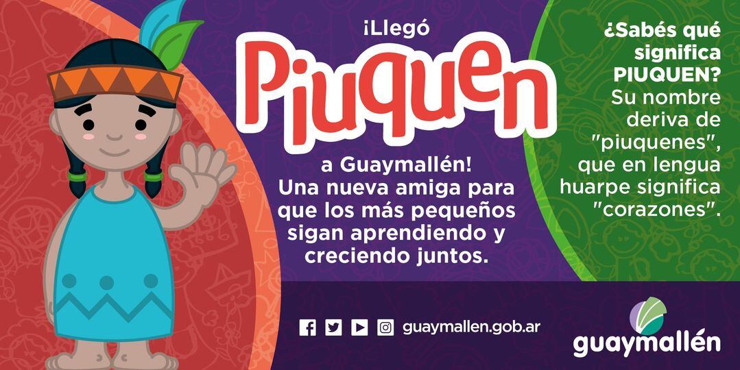 Piuquen, la nueva amiga de los pequeños de Guaymallén.