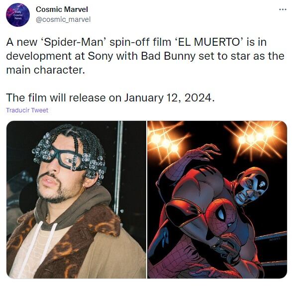 Bad Bunny será "El Muerto"