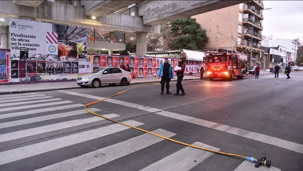 El SAME informó que hay dos personas hospitalizadas.