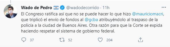 Tuit de Wado de Pedro