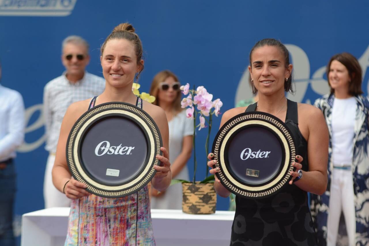 Las tenistas protagonizaron la primera final argentina de WTA en 34 años.