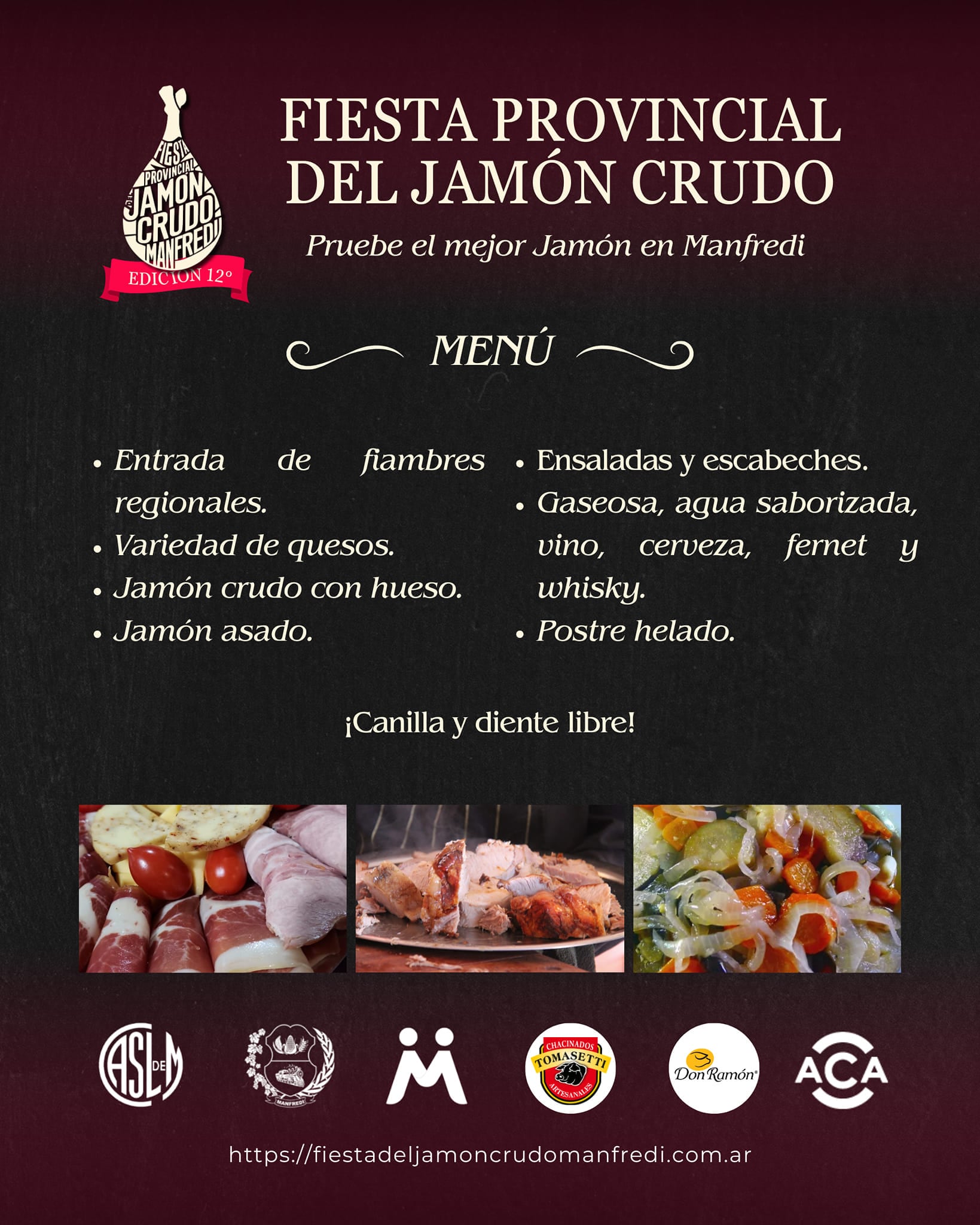 Manfredi confirmó una nueva edición de la fiesta del Jamón crudo.