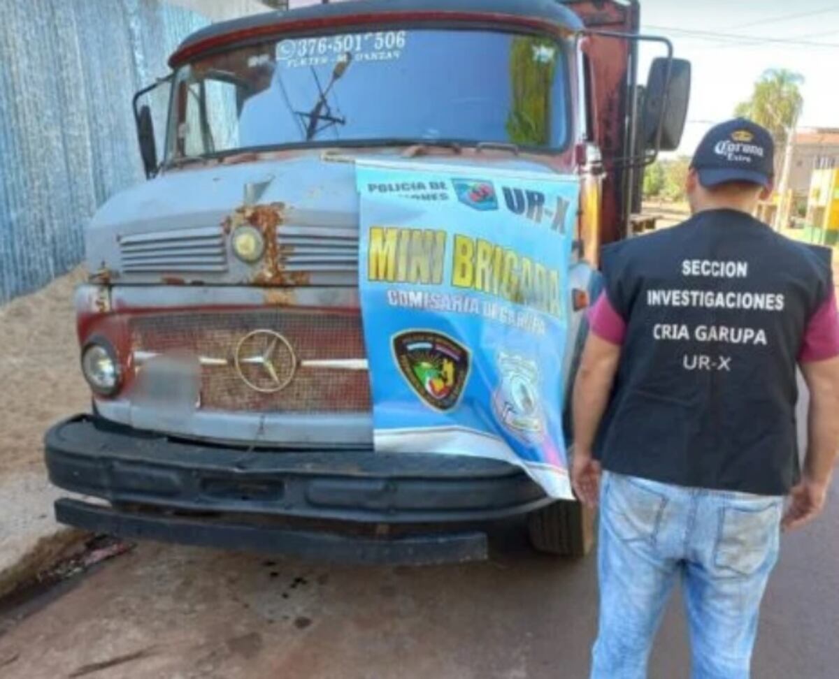 Garupá: detienen a fletero por sustracción de materiales de construcción