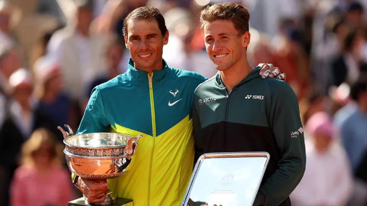 ¡Gran noticia para los fanáticos del tenis! Rafael Nadal y Casper Ruud se enfrentarán en Buenos Aires, en un partido de exhibición que se jugará el 23 de noviembre. / Gentileza