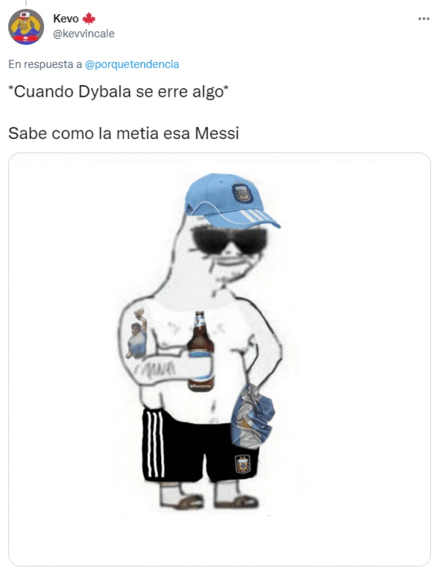 Los usuarios llenaron de memes las redes sociales con el partidazo entre Uruguay y Argentina. (Foto: Twitter)