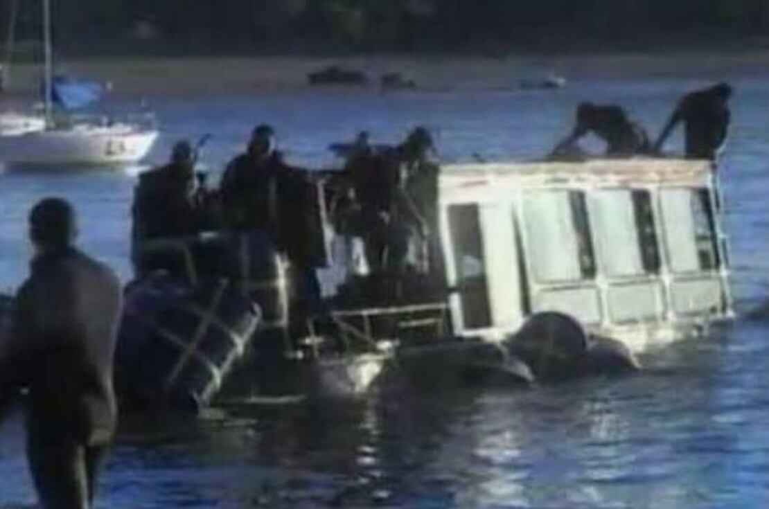 Tragedia del Cisne el Anfibio del Lago San roque que se hundio
Foto gentileza Carlos Paz Vivo