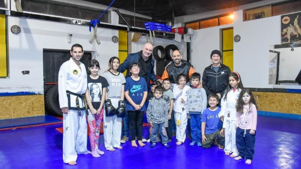 Visita a la escuela de Taekwondo