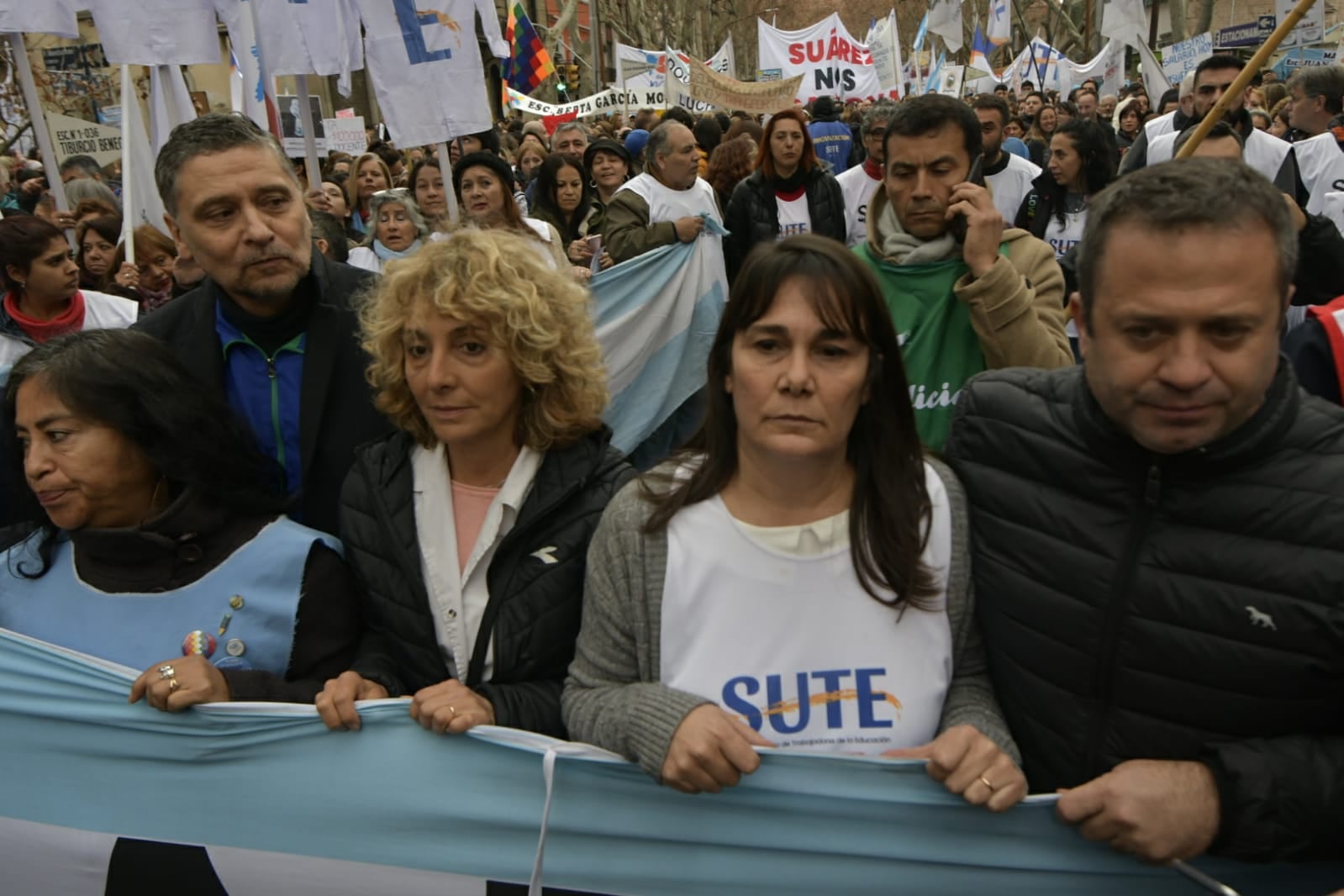 Paro de los gremios de Mendoza. Orlando Pelichotti / Los Andes