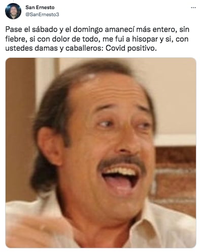 El relato de un contagio de COVID-19, con memes de Pepe Argento.