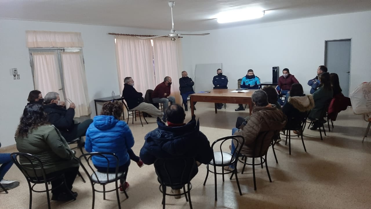 Reunión en Copetonas por la seguridad