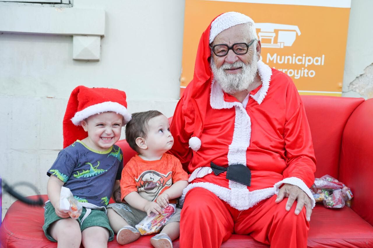 Papá Noel en el Museo José Mercado Arroyito