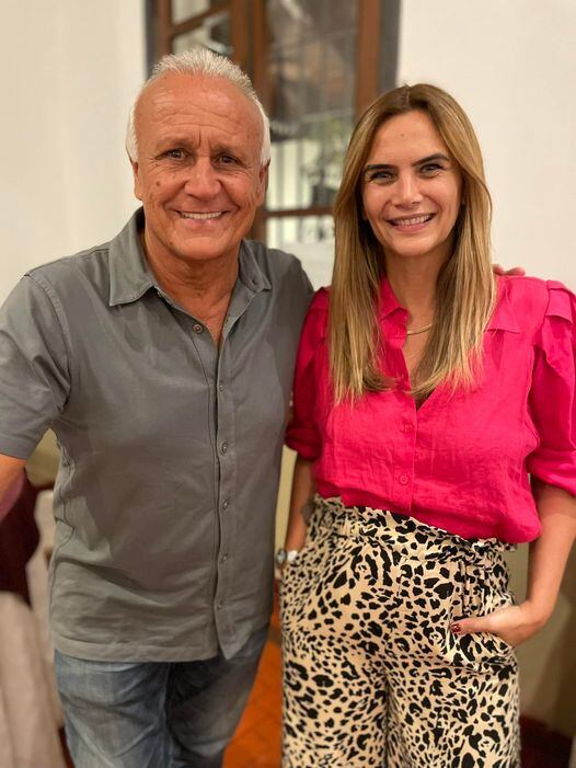 Amalia Granata visitó a Miguel Del Sel