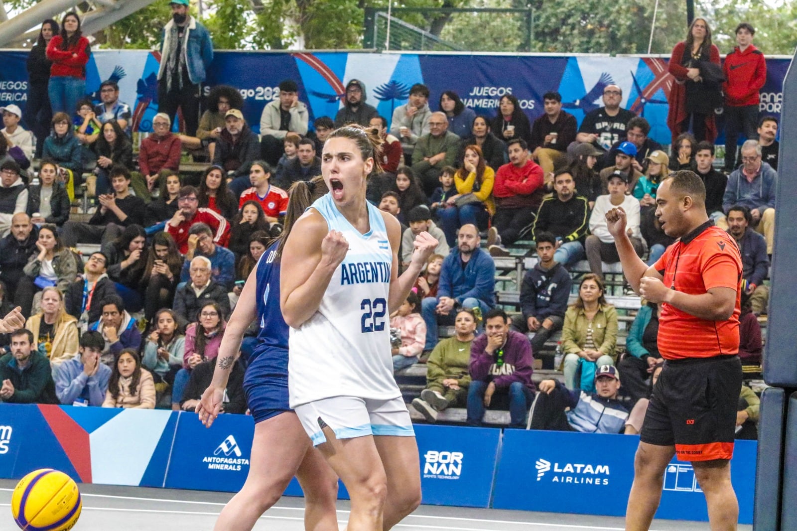 Natacha Pérez, básquet femenino 3x3.